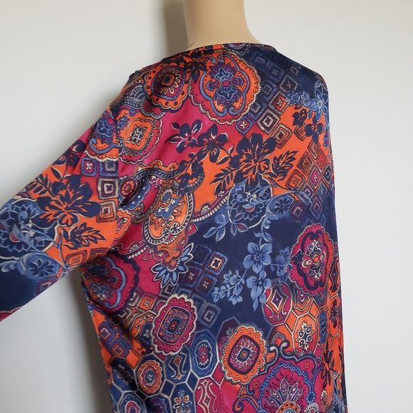 Jones New York embroidered tunic top size L - Picture 9 of 9